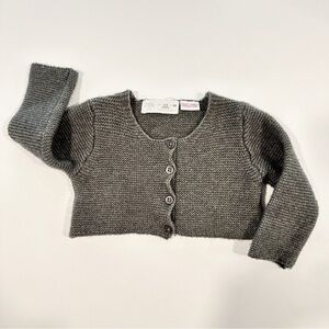ZARA Cropped Knit Cardigan - Size 3-6M
